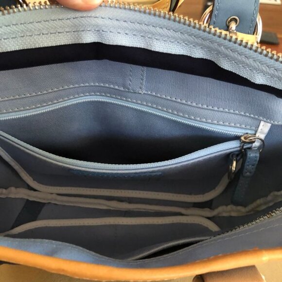 Coach Vintage Hampton Daisy Mini Tote in Canvas and Leather - Picture 5 of 14